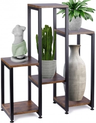 Metalowy wielopoziomowy stojak na kwiaty 80 cm