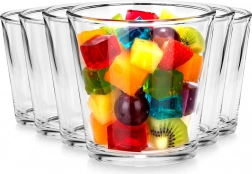 Szklane pucharki deserowe 180 ml, zestaw 6 szt.