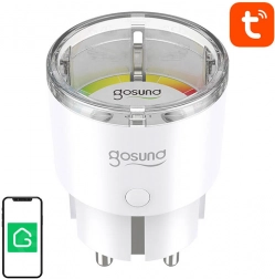 inteligentne gniazdko wi‑fi Gosund z pomiarem zużycia 16 A (UE)