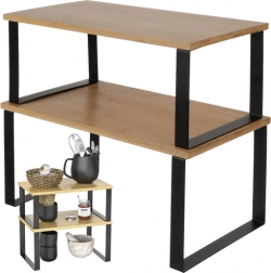 Bambusowa półka kuchenna Ruhhy – 2 sztuki