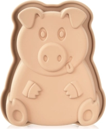 Silikonowa forma do pieczenia w kształcie świnki 18 × 14,5 × 4,5 cm