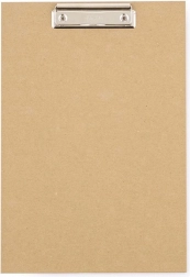 podkładka do pisania A4 kraft nature z metalowym klipsem