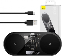 Bezprzewodowa ładowarka Baseus z cyfrowym wyświetlaczem LED, 20W