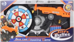 Dziecięcy pistolet piankowy z tarczą