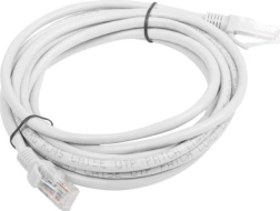 Kabel patch Ethernet UTP Cat 5e 3 m szary