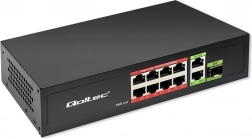Przełącznik sieciowy Fast Ethernet 8x RJ45 PoE 2x RJ45 Uplink 1x SFP 120W 1000 Mb/s