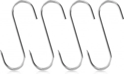 Haki wędzarnicze S 15 × 12 cm, stal nierdzewna, 4 szt.