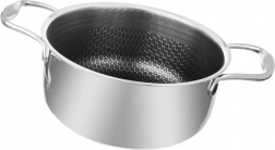 Garnek ze stali nierdzewnej COOKCELL 20 cm, 2,75 l z nieprzywierającą powłoką