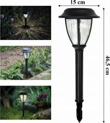 Zestaw 10 szt. solarnych LED lampionów ogrodowych do wbijania w ziemię
