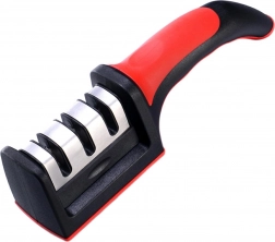 Ag422c trzystopniowa ostrzałka do noży czerwona