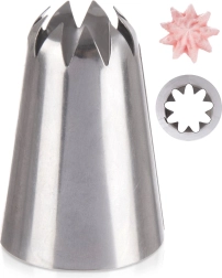 Tylka do dekorowania ze stali nierdzewnej – gwiazda