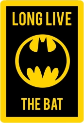 Wycieraczka Batman 80 × 120 cm – licencjonowana poliestrowa wycieraczka