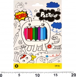 Kredki sześciokątne 18 szt.