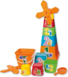 Androni zestaw do piasku piramida