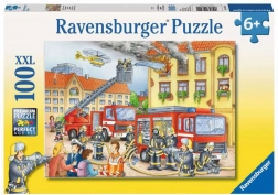 Ravensburger puzzle strażacy, 100 elementów