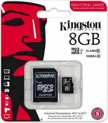 Przemysłowa karta microSD 8 GB UHS‑I Class 10 KINGSTON