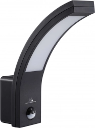 Zewnętrzna ścienna lampa LED z czujnikiem ruchu