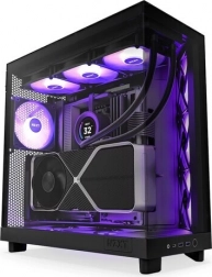 NZXT H6 Flow RGB obudowa z panoramicznym szkłem – czarna