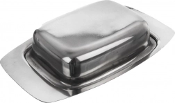 Stalowa maselniczka z pokrywką