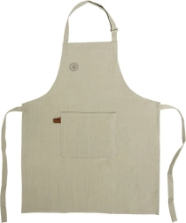 Bawełniany fartuch kuchenny wiązany GREENISH, zielony