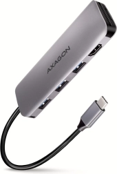 Wieloportowy hub 3x USB-A + HDMI + SD/microSD, USB‑C 3.2 Gen1, kabel USB‑C 20 cm
