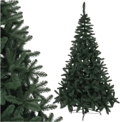 Choinka świąteczna 210 cm z cienkimi igłami RUHHY