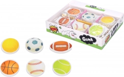 Gumka do ścierania ze sportowym motywem