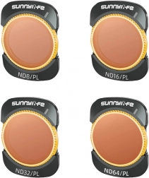 Zestaw filtrów ND/PL Sunnylife do DJI Osmo Pocket 3 (ND8, ND16, ND32, ND64)
