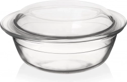 Szklane żaroodporne naczynie z pokrywą 1,5 l
