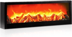 Dekoracyjny elektryczny kominek LED Vilde 60 × 10 × 20 cm