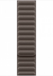 Magnetyczny karbowany pasek szarobrązowy do koperty 46 mm – rozmiar S/M