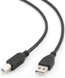 Kabel USB 2.0 AM–BM 1 m, czarny