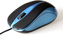 Mysz optyczna Media-Tech PLANO czarno-niebieska