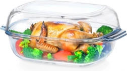 Szklane żaroodporne naczynia do zapiekania z pokrywą 3,1 + 2,6 l VILDE