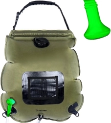 Solarny prysznic kempingowy 20 l z termometrem