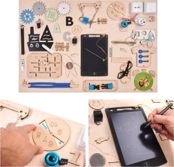 Drewniana tablica manipulacyjna