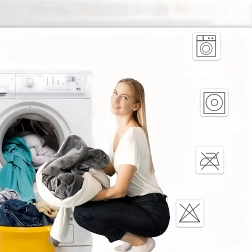 Oversize noszona kocobluza z kapturem – unisex, extra ciepła, czerwona