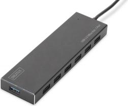 USB 3.0 hub 7-portowy, aluminiowy
