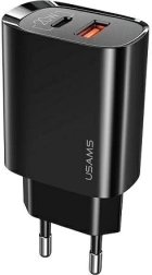 Ładowarka sieciowa USAMS T35 20W z USB‑C i USB, szybkie ładowanie PD 3.0 i QC 3.0