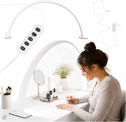 Bezcieniowa kosmetyczna LED lampa stołowa do manicure łuk biała