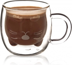 Termo szklanka z podwójną ścianką kot 270 ml
