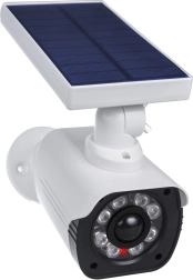Solarny atrapa kamery bezpieczeństwa z oświetleniem LED