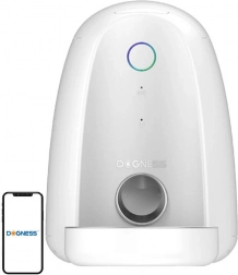 inteligentny automatyczny podajnik karmy dla psów i kotów z Wi‑Fi DOGNESS mini, biały