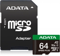 Karta pamięci microSD Speed Plus 64GB UHS1 U3 V30 A2 160/140 MB/s
