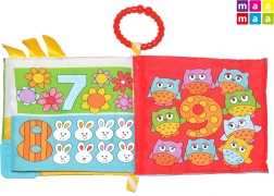 Materiałowa książeczka dla niemowląt 15 × 15 cm