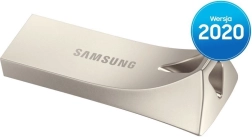 Pamięć USB Samsung Bar Plus 64 GB, USB 3.1, Champagne Silver
