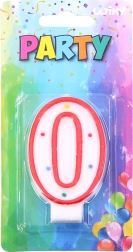 Świeczka tortowa cyfra 0