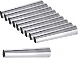 Foremki cukiernicze rurki 10 cm, zestaw 10 szt.