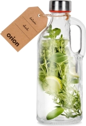 Szklana butelka z uchem 550 ml