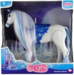 Chodzący plastikowy koń z dźwiękami